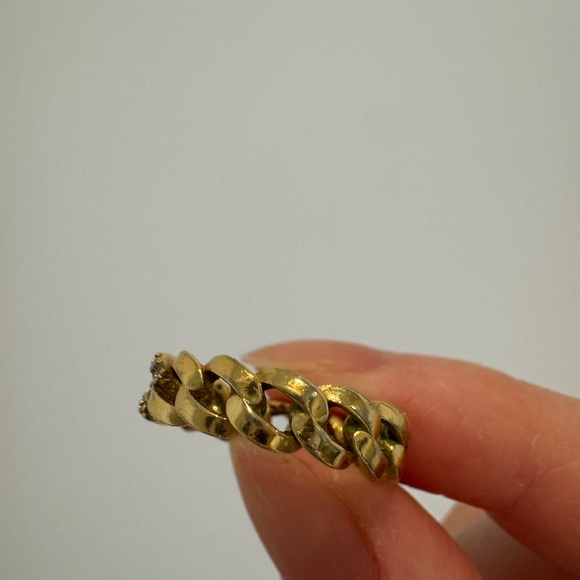 14k gold cuban ring size 4 - Picture 4 of 4